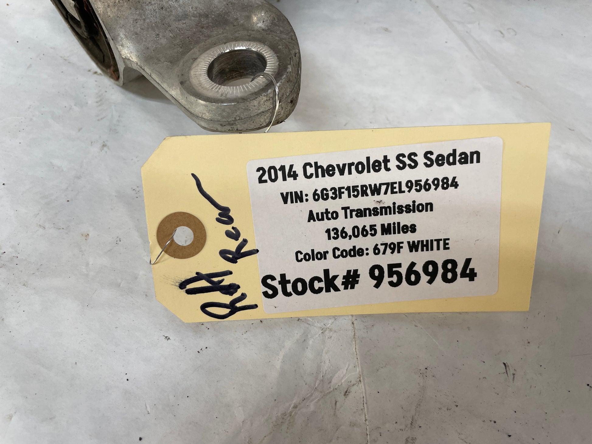 2014 Chevy SS Sedan RH Passenger Rear Suspension Upper Control Arm OEM - Day's Parts Yard