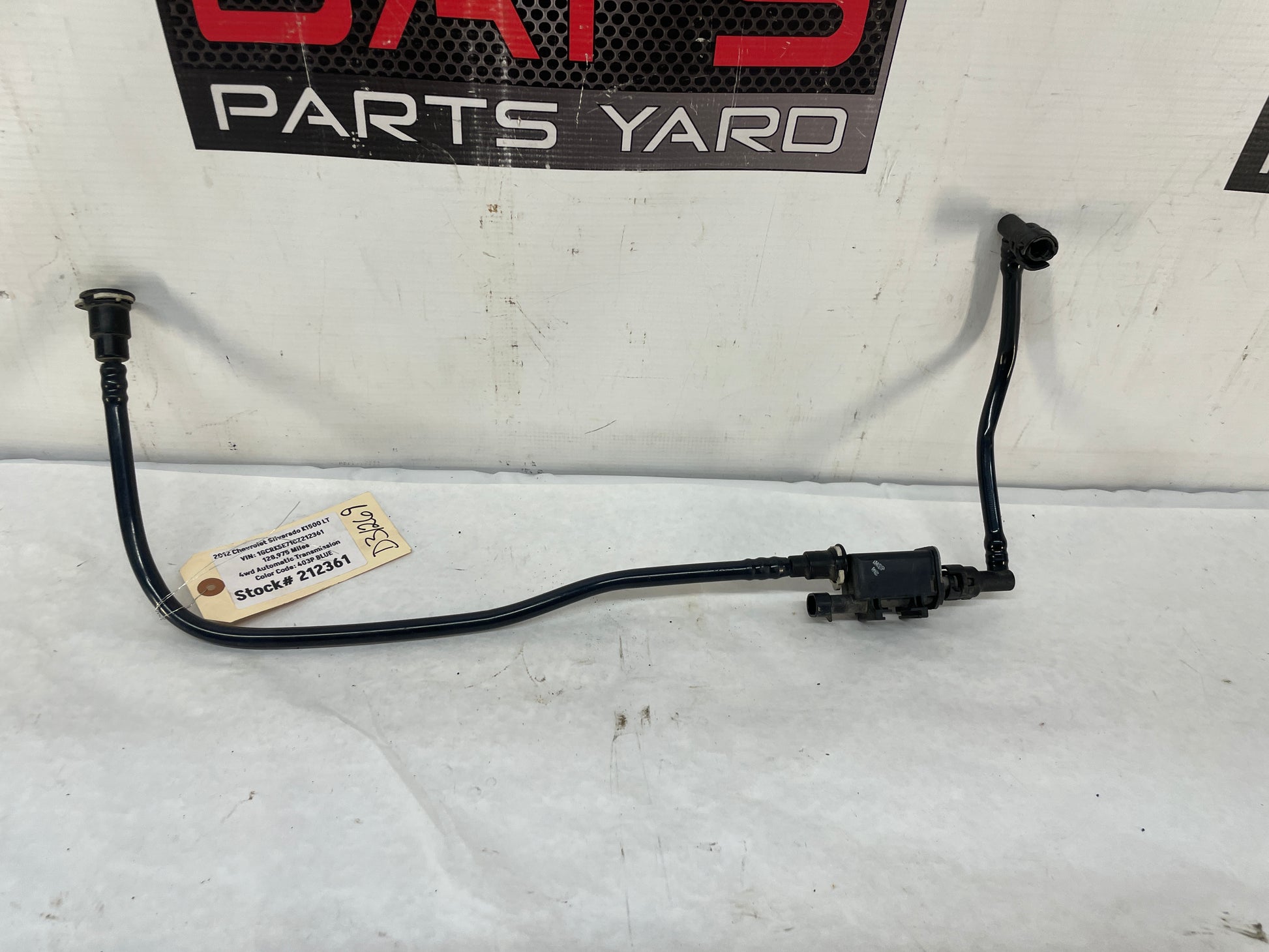 2012 Chevy Silverado K1500 LT Intake Manifold EVAP Purge Valve w/ Lines Hoses Tubes OEM - Day's Parts Yard