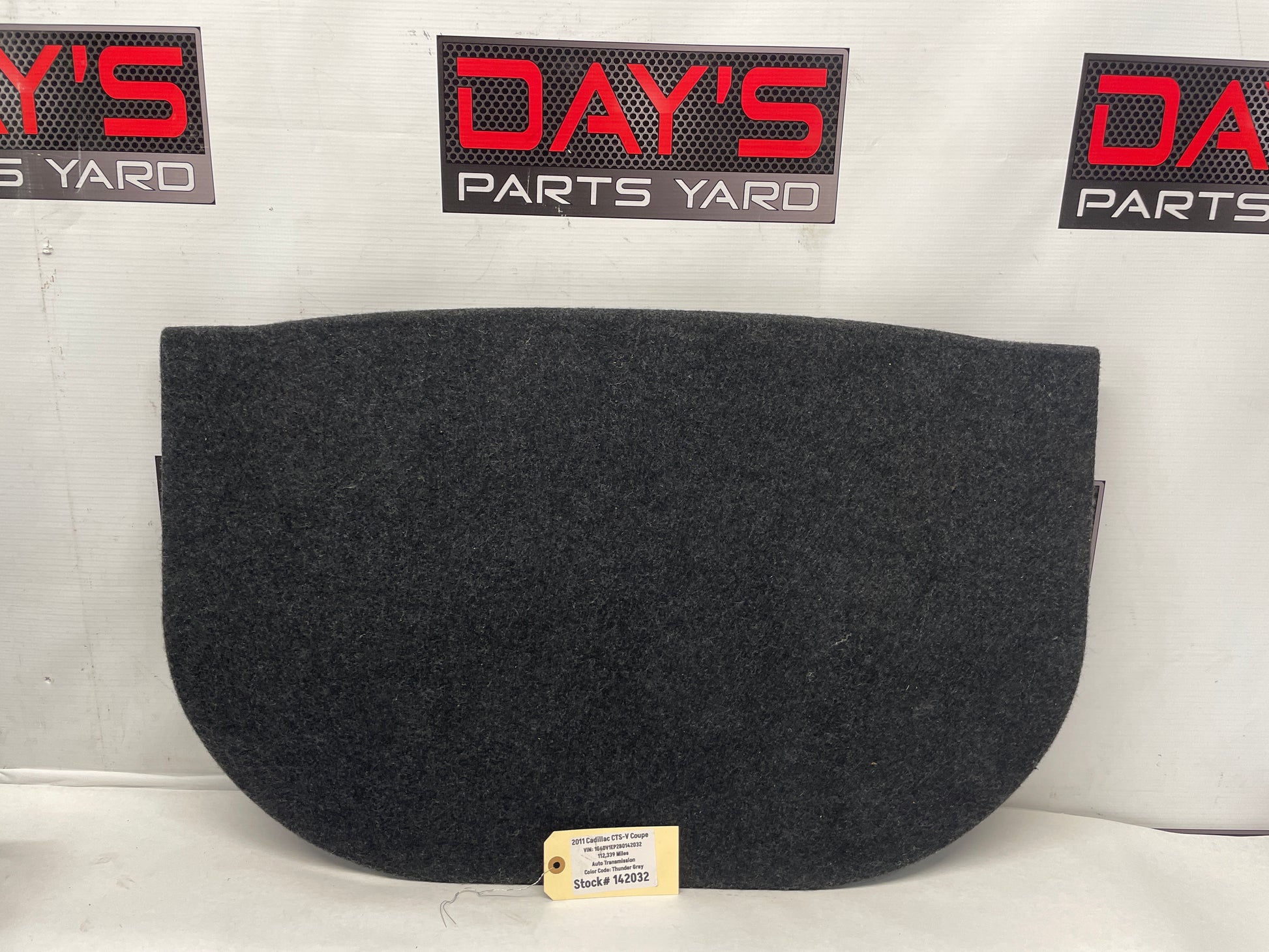2011 Cadillac CTS-V Trunk Compartment Floor Storage Carpet Cover OEM - Day's Parts Yard