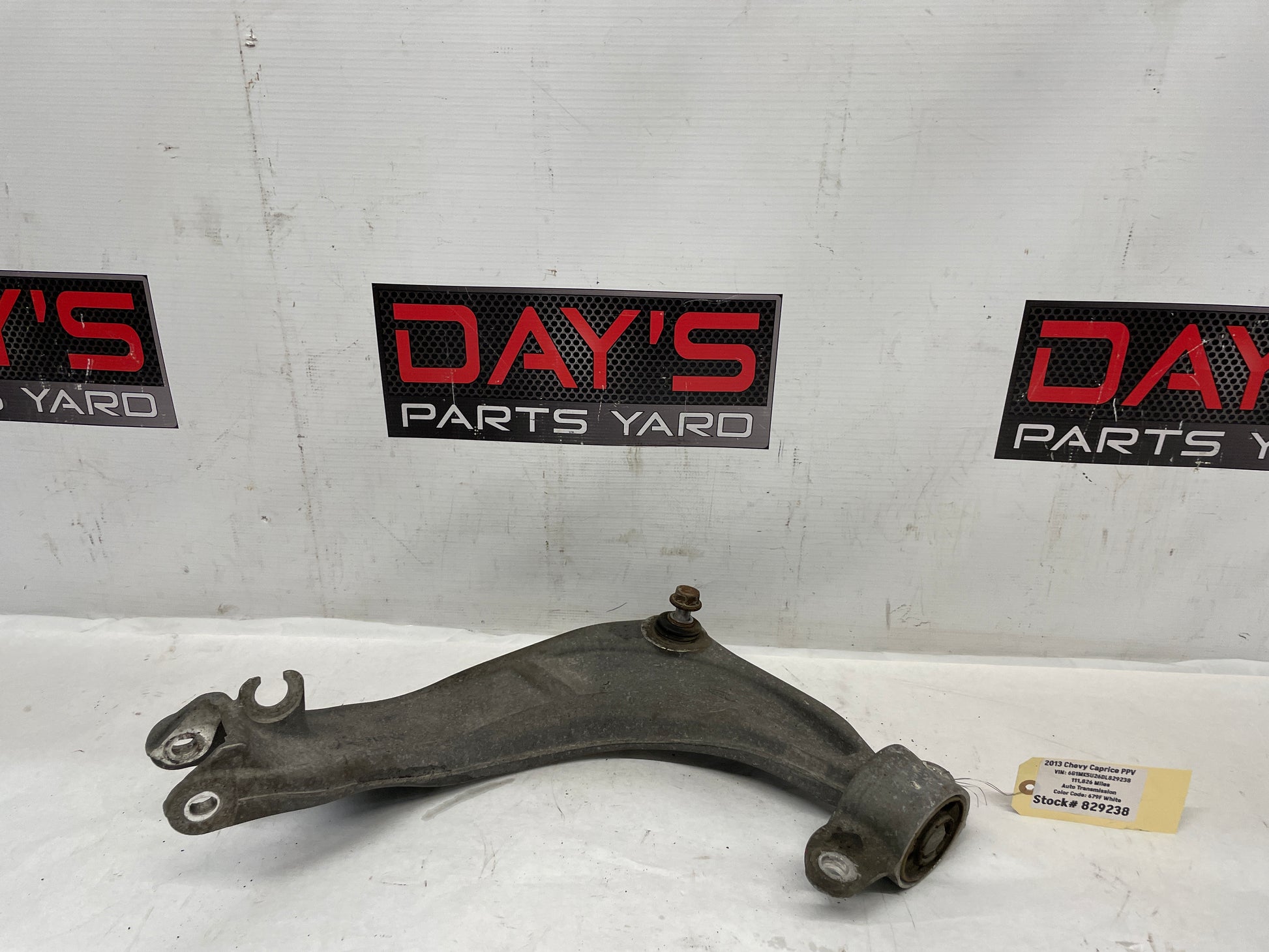 2013 Chevy Caprice PPV LH Driver Rear Suspension Upper Control Arm OEM - Day's Parts Yard