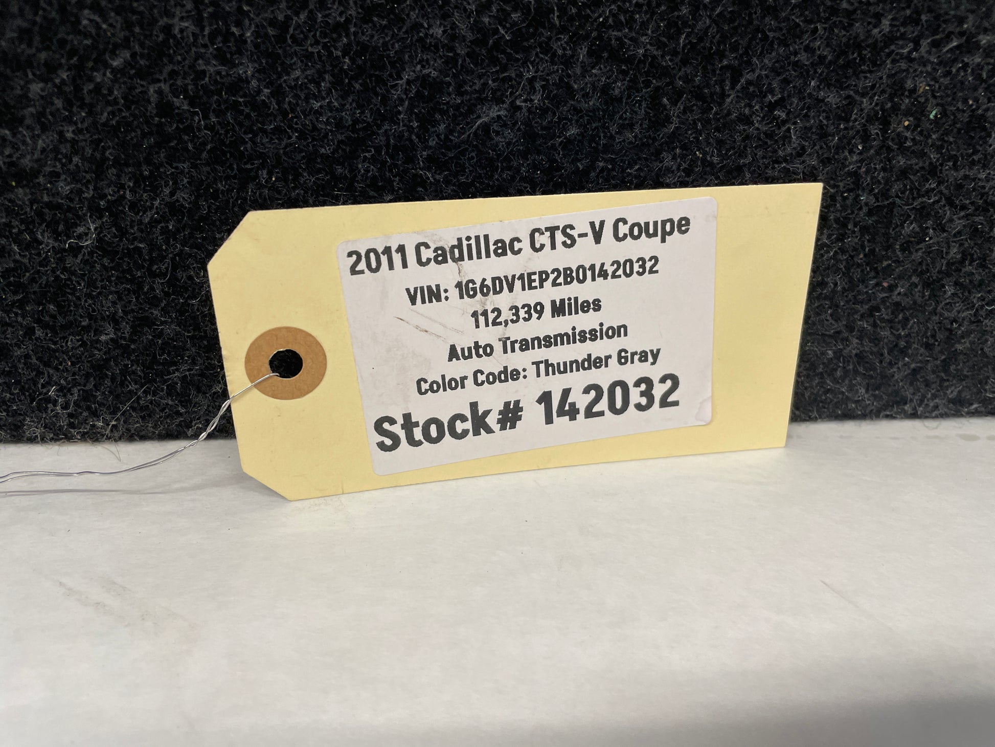 2011 Cadillac CTS-V Trunk Compartment Floor Storage Carpet Cover OEM - Day's Parts Yard