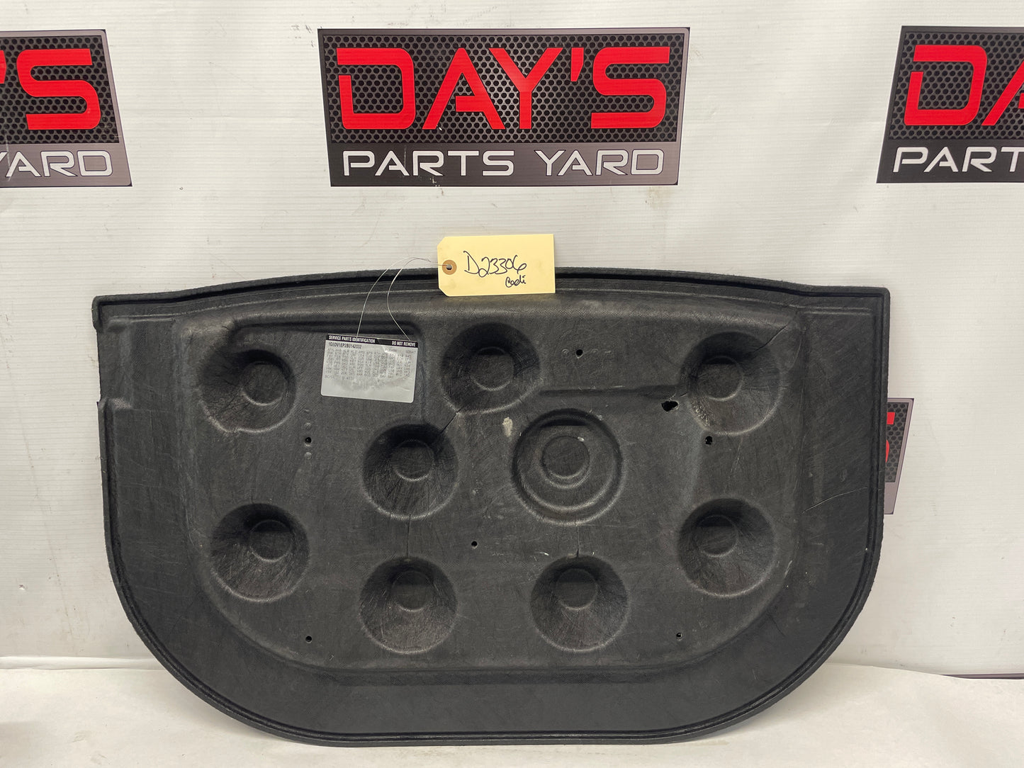 2011 Cadillac CTS-V Trunk Compartment Floor Storage Carpet Cover OEM - Day's Parts Yard
