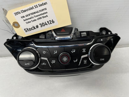 2014 Chevy SS Sedan HVAC Controls Heat A/C Control Unit Panel OEM - Day's Parts Yard