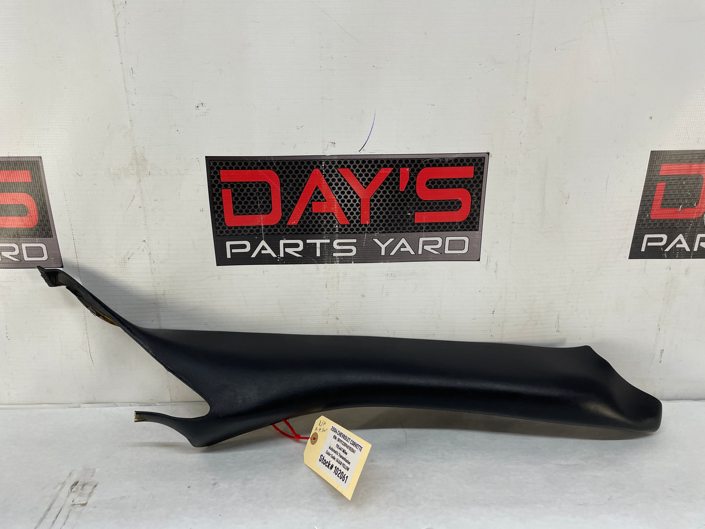 2004 Chevy C5 Corvette RH Passenger Interior A Pillar Windshield Trim Panel OEM - Day's Parts Yard