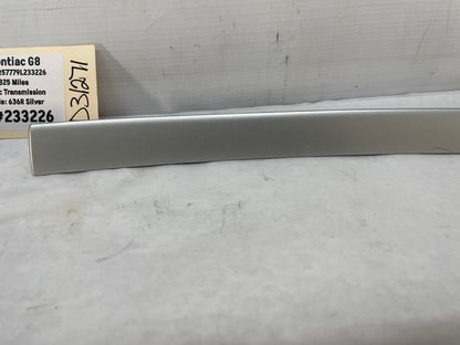 2009 Pontiac G8 LH & RH Silver Dash Trim Molding Inserts OEM - Day's Parts Yard