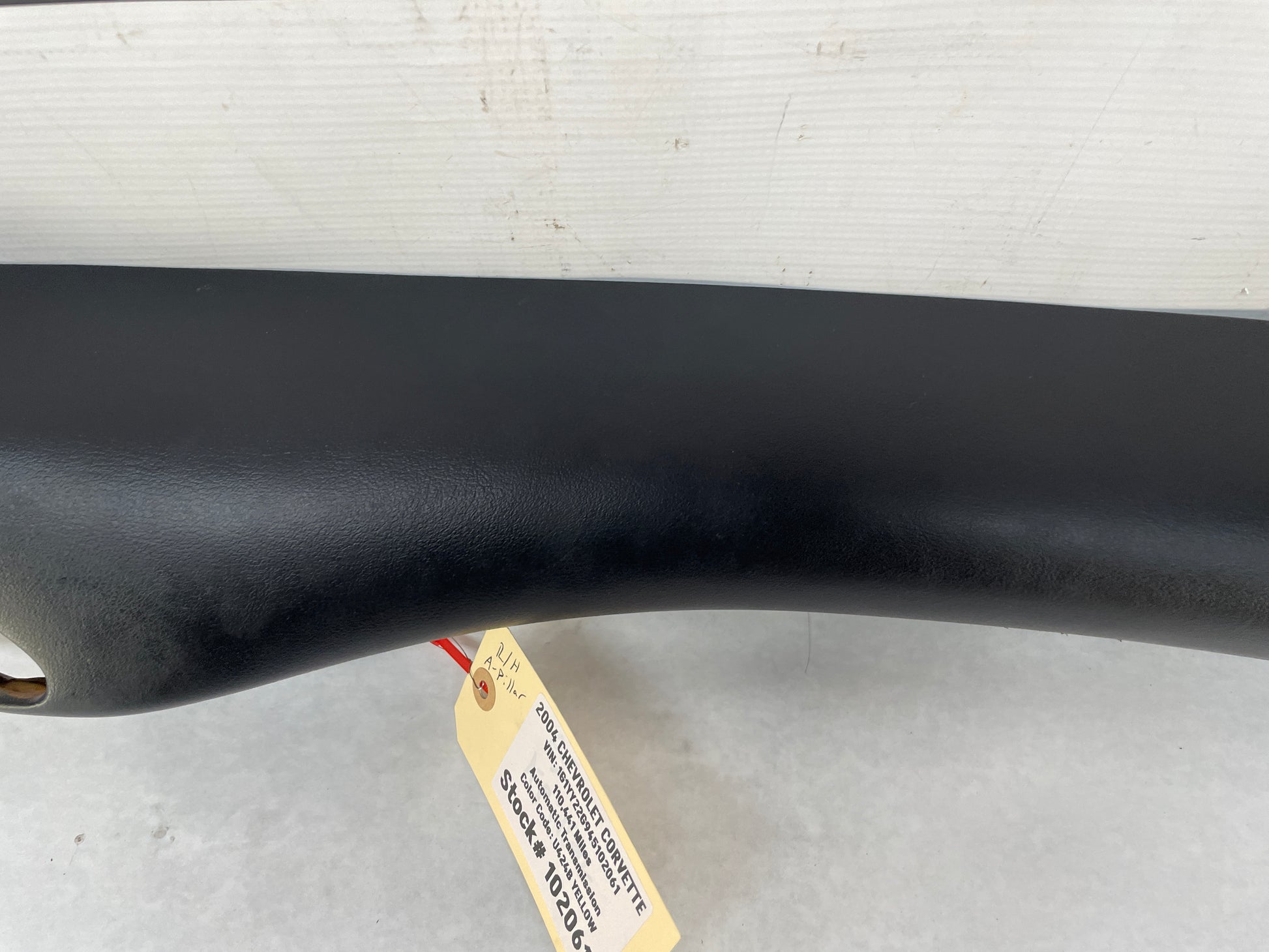 2004 Chevy C5 Corvette RH Passenger Interior A Pillar Windshield Trim Panel OEM - Day's Parts Yard