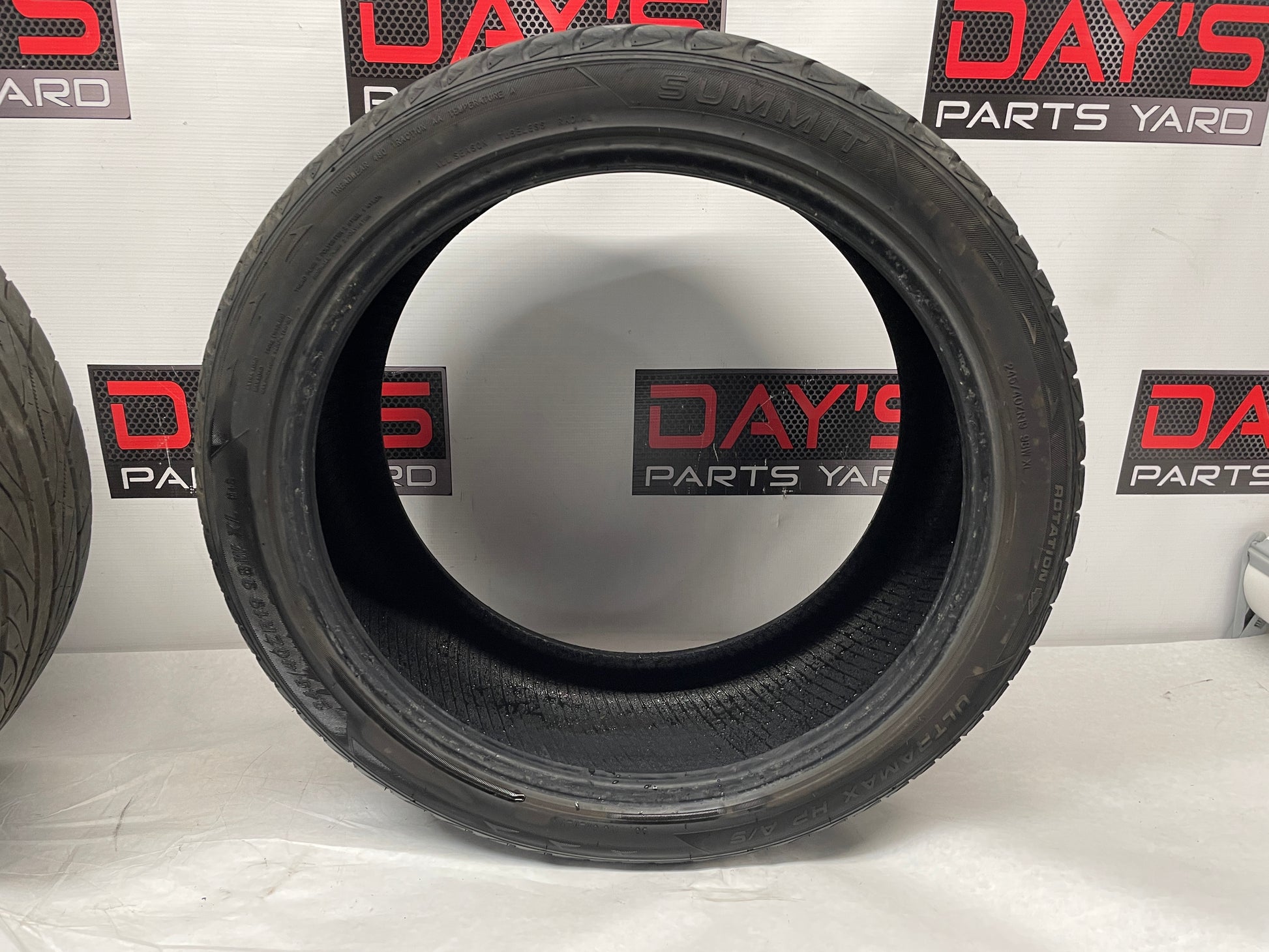 245/40ZR19 Summit Ultramax Tires - Day's Parts Yard