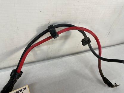 2004 Chevy C5 Corvette Positive Negative Battery Terminal Cable Wire Harness OEM - Day's Parts Yard