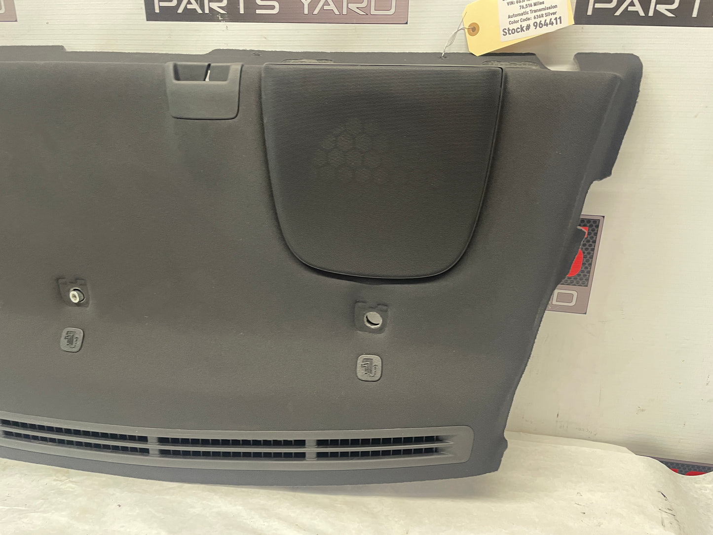 2014 Chevy SS Sedan Rear Package Deck Tray Parcel Shelf Trim Lid OEM - Day's Parts Yard