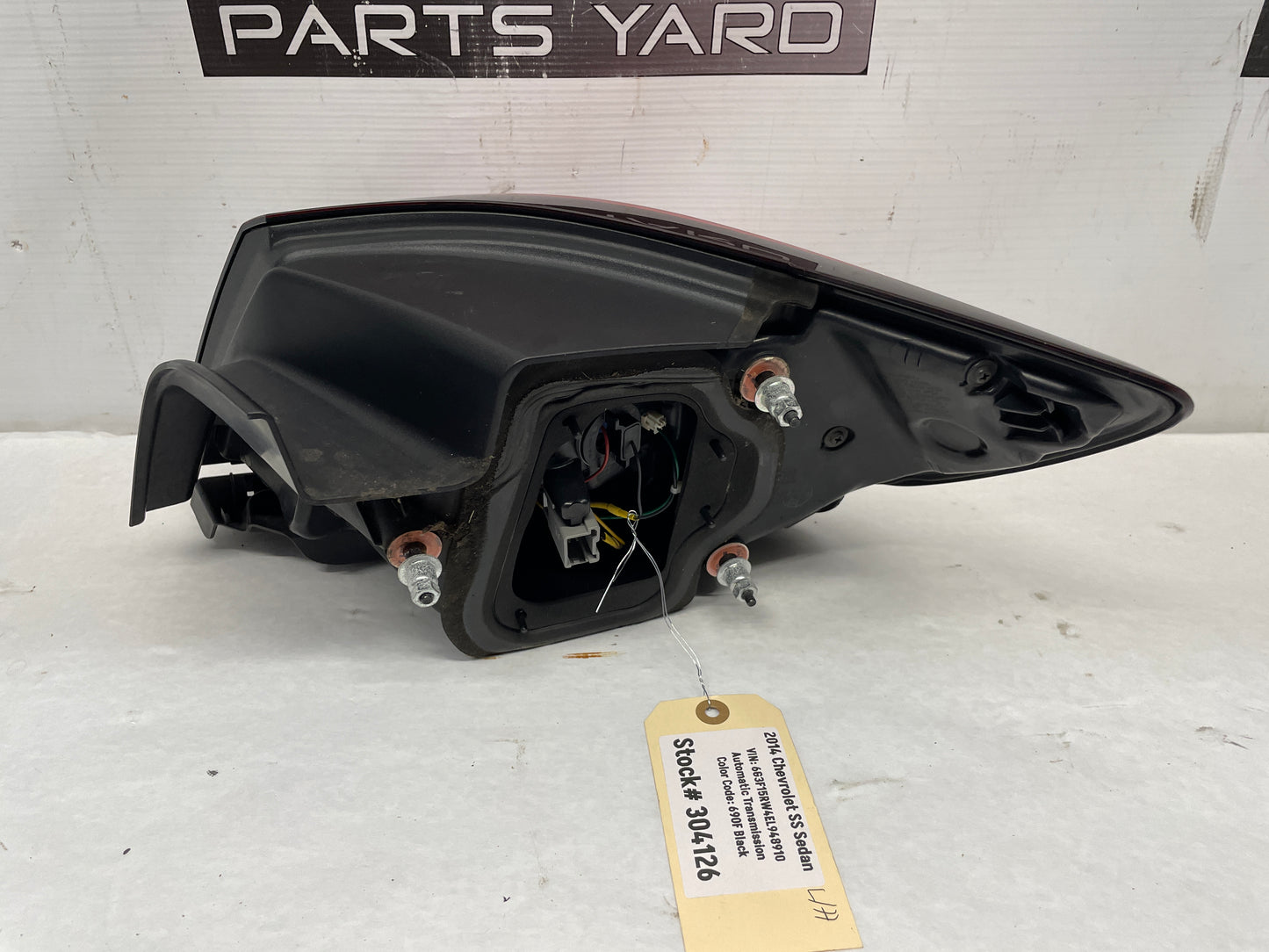 2014 Chevy SS Sedan LH Driver Outer Tail Light Taillight Stop Lamp OEM - Day's Parts Yard
