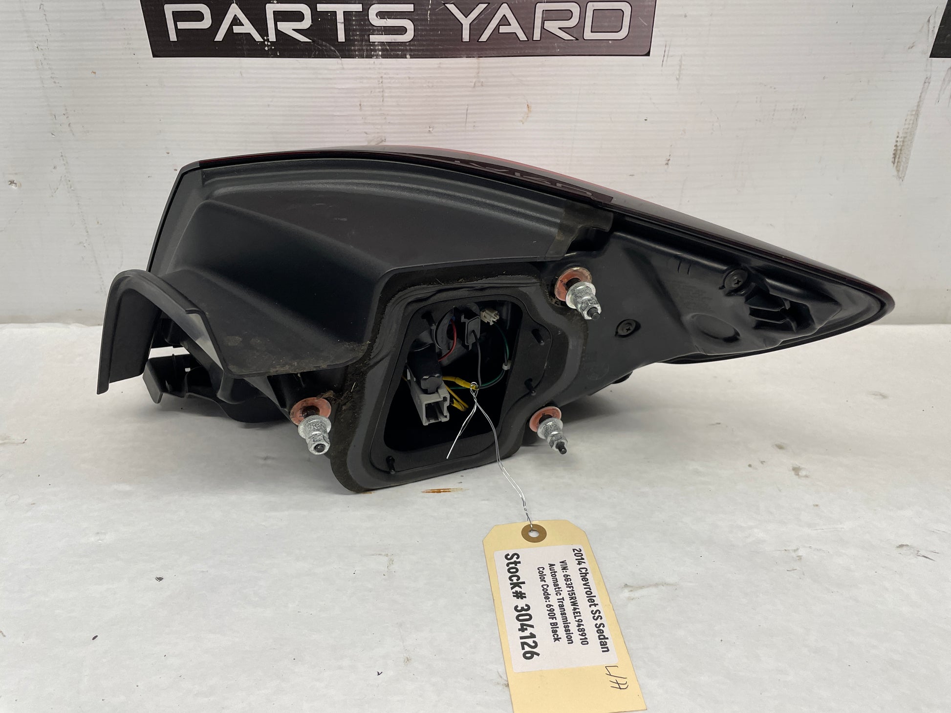 2014 Chevy SS Sedan LH Driver Outer Tail Light Taillight Stop Lamp OEM - Day's Parts Yard