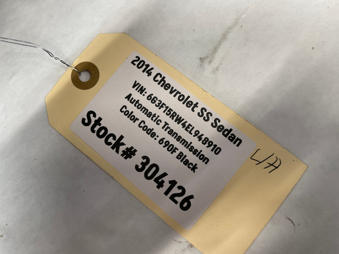 2014 Chevy SS Sedan LH Driver Outer Tail Light Taillight Stop Lamp OEM - Day's Parts Yard