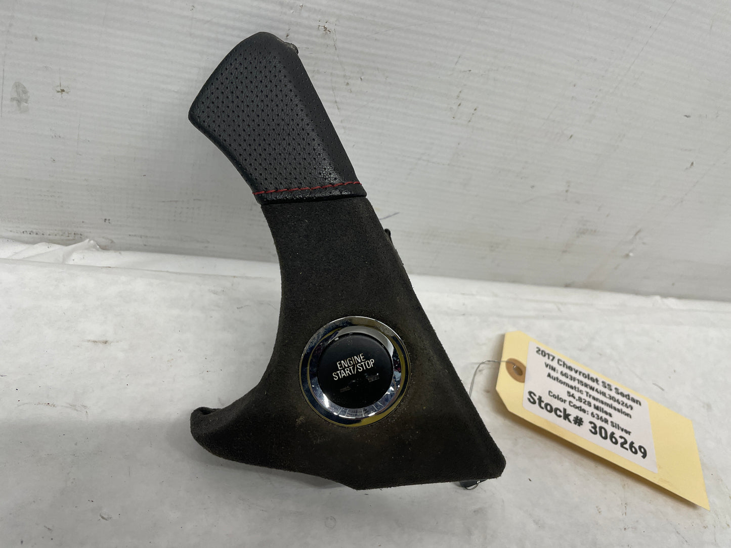 2017 Chevy SS Sedan Instrumental Dash Panel Suede Trim Engine Start Button OEM