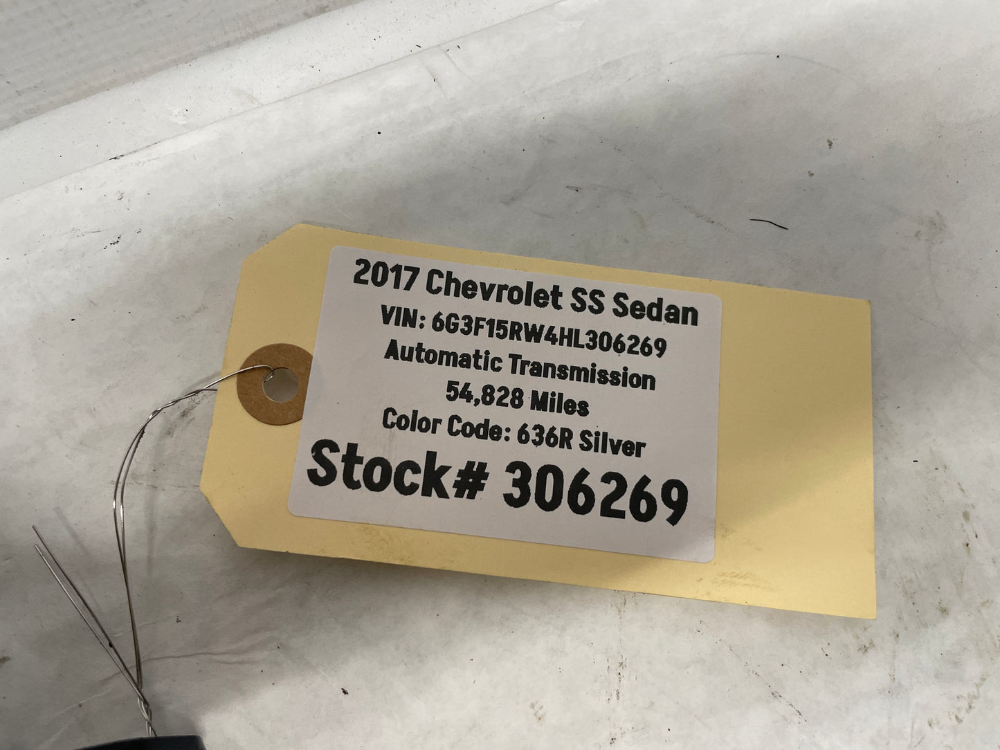 2017 Chevy SS Sedan Instrumental Dash Panel Suede Trim Engine Start Button OEM