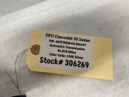 2017 Chevy SS Sedan Instrumental Dash Panel Suede Trim Engine Start Button OEM