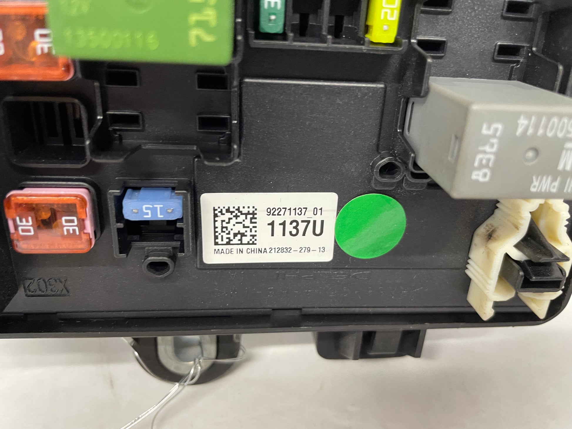 2014 Chevy SS Sedan Rear Fuse Relay Wiring Harness Junction Box Block OEM - Day's Parts Yard