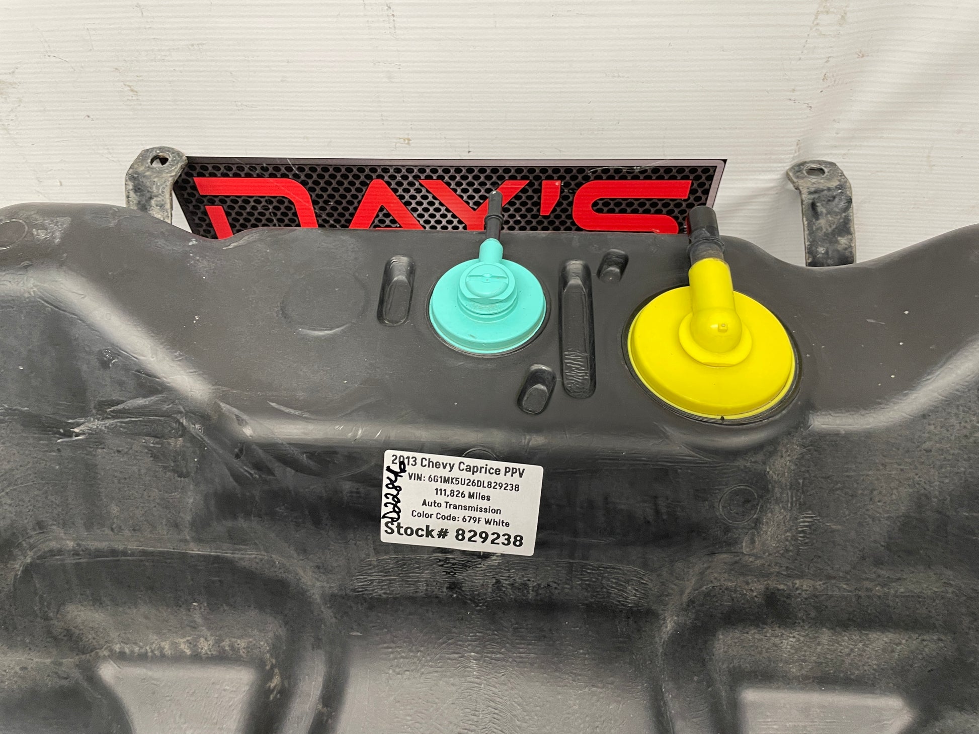 2013 Chevy Caprice PPV Fuel Gas Tank w/ Pumps Sending Unit OEM - Day's Parts Yard