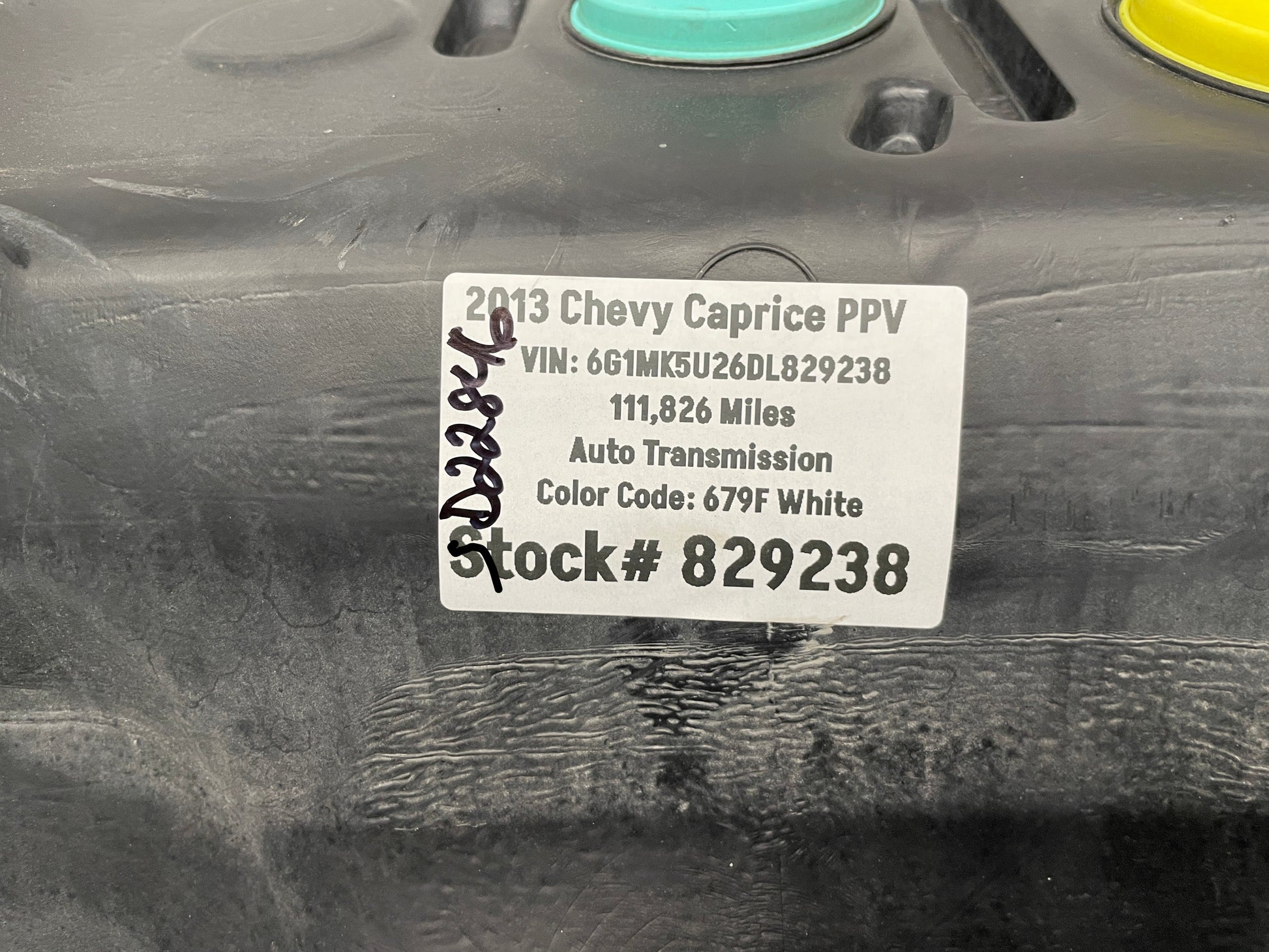 2013 Chevy Caprice PPV Fuel Gas Tank w/ Pumps Sending Unit OEM - Day's Parts Yard