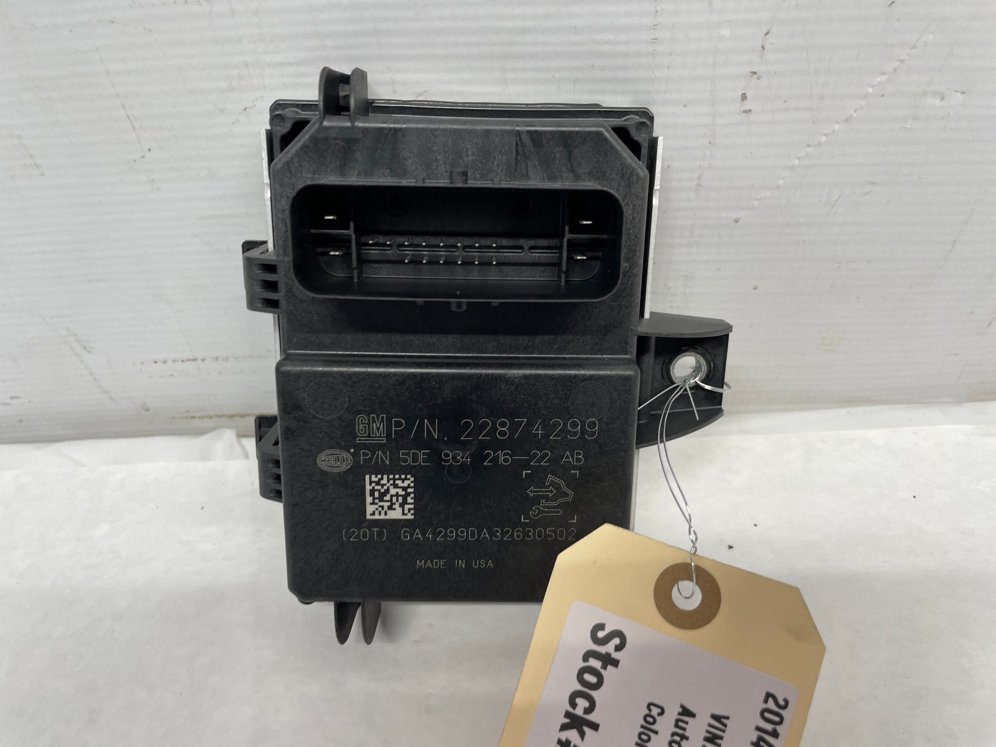 2014 Chevy SS Sedan Sedan Fuel Pump Control Module OEM - Day's Parts Yard