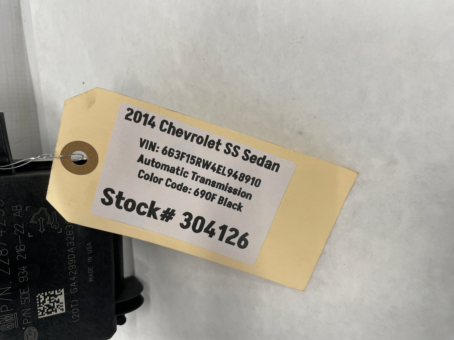2014 Chevy SS Sedan Sedan Fuel Pump Control Module OEM - Day's Parts Yard