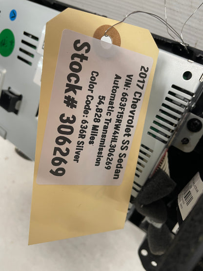 2017 Chevy SS Sedan Navigation Display Radio CD Player Face Plate Screen Receiver OEM