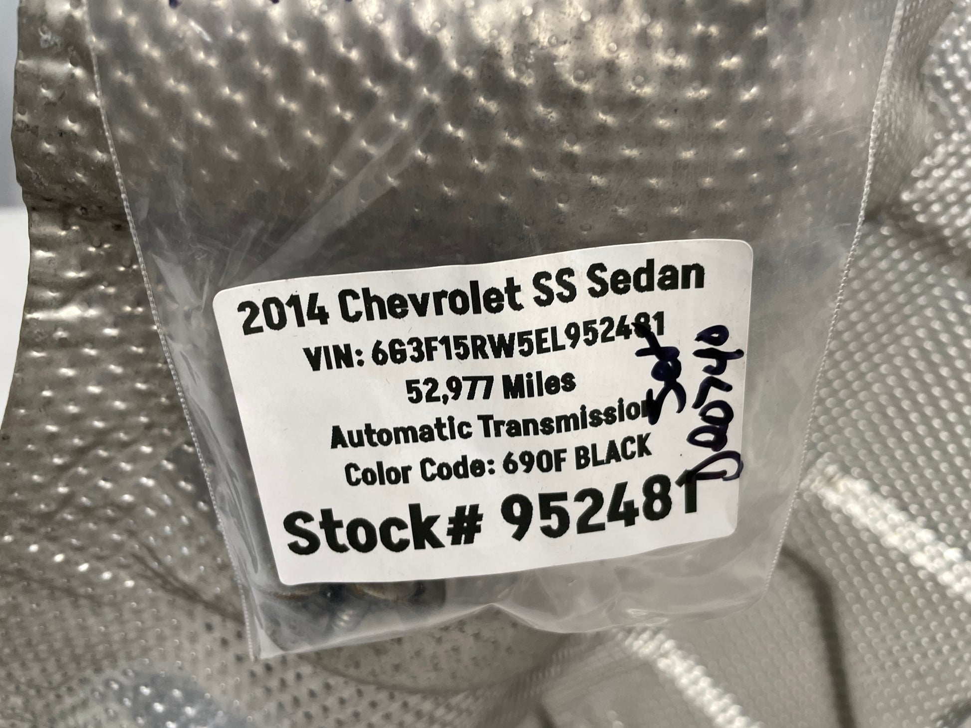 2014 Chevy SS Sedan RH & LH Exhaust Muffler Heat Shields OEM - Day's Parts Yard