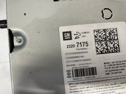 2014 Chevy SS Sedan Navigation Display Radio CD Player Face Plate Screen System Receiver OEM - Day's Parts Yard