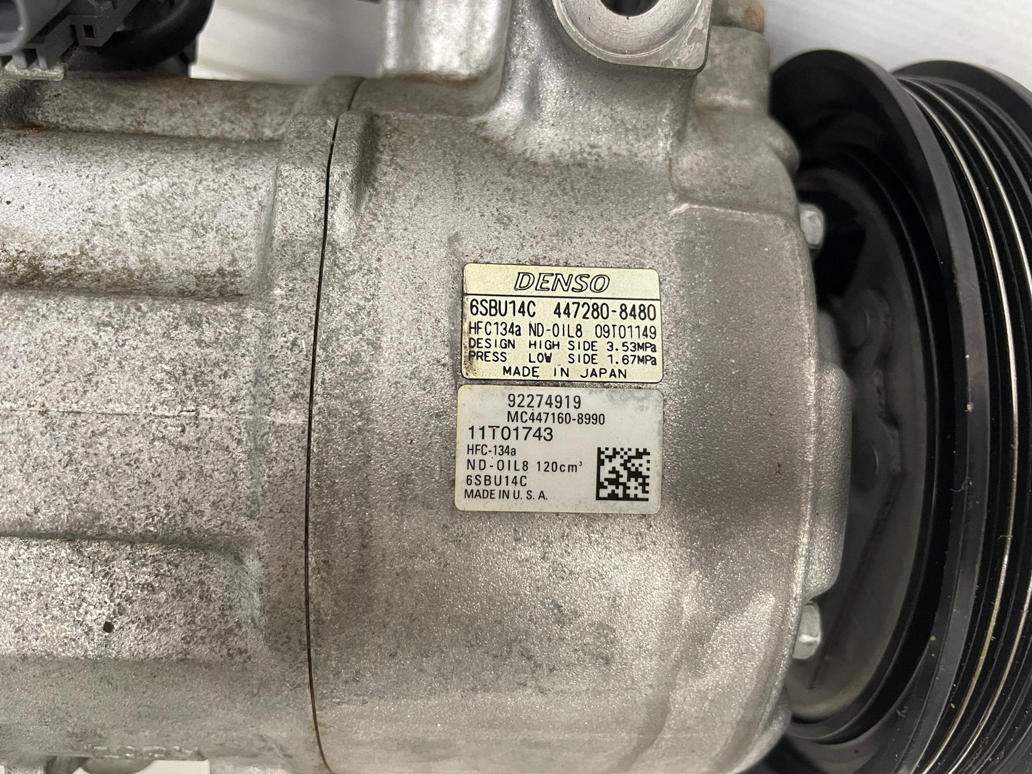 2017 Chevy SS Sedan AC A/C Air Conditioner Compressor OEM