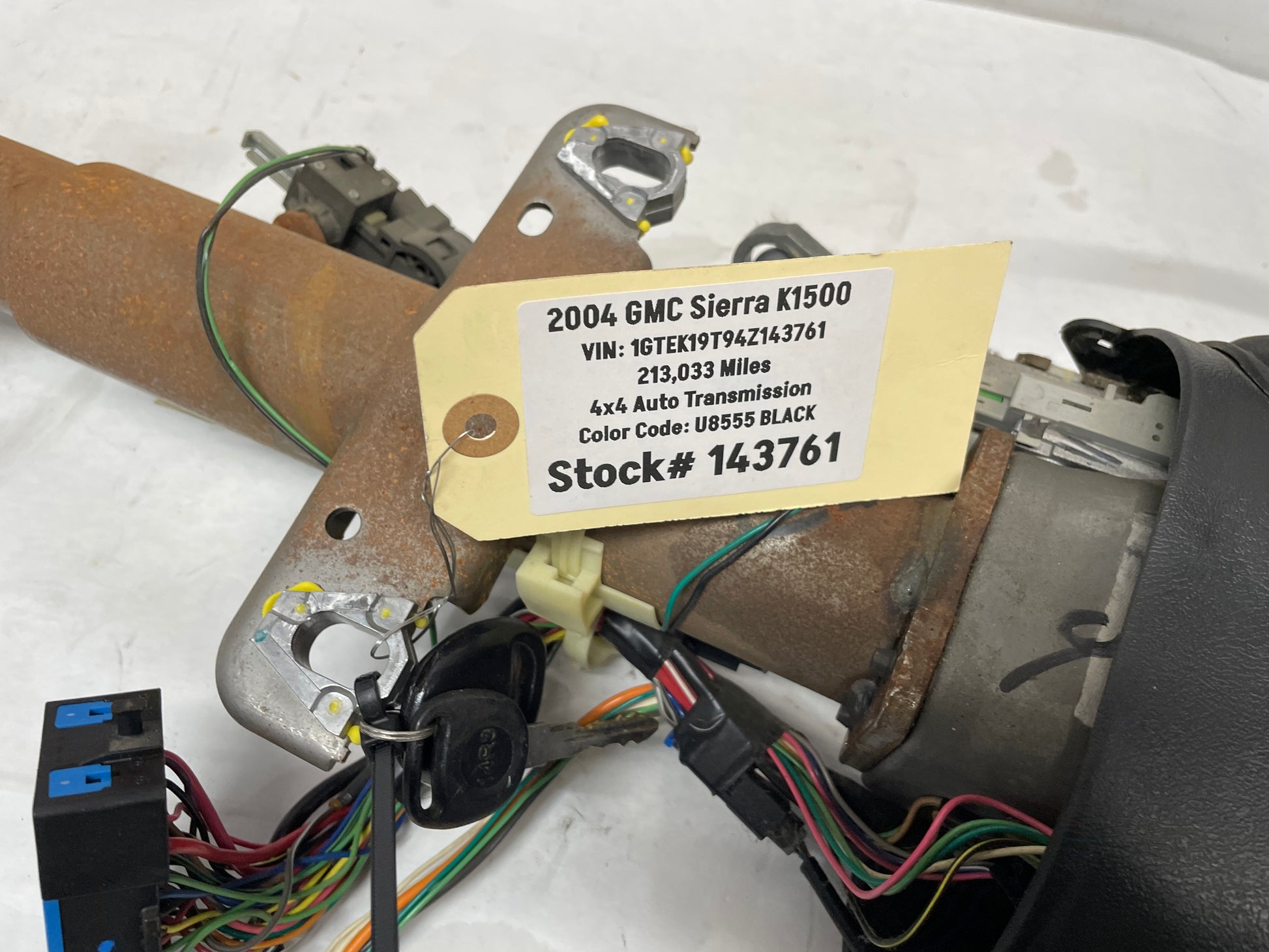 2004 GMC Sierra K1500 Steering Column w/ Key OEM - Day's Parts Yard