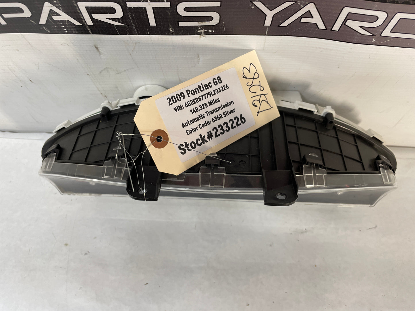 2009 Pontiac G8 Gauge Cluster Speedometer Instrument Panel OEM - Day's Parts Yard