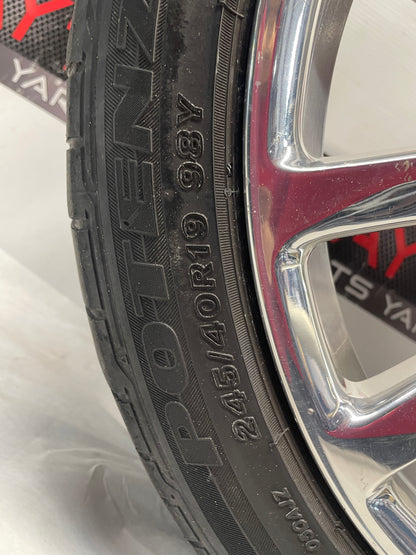 2014 Chevy SS Sedan Factory OEM Front Wheel w/ Bridgestone Potenza Tire 19X8.5 - Day's Parts Yard