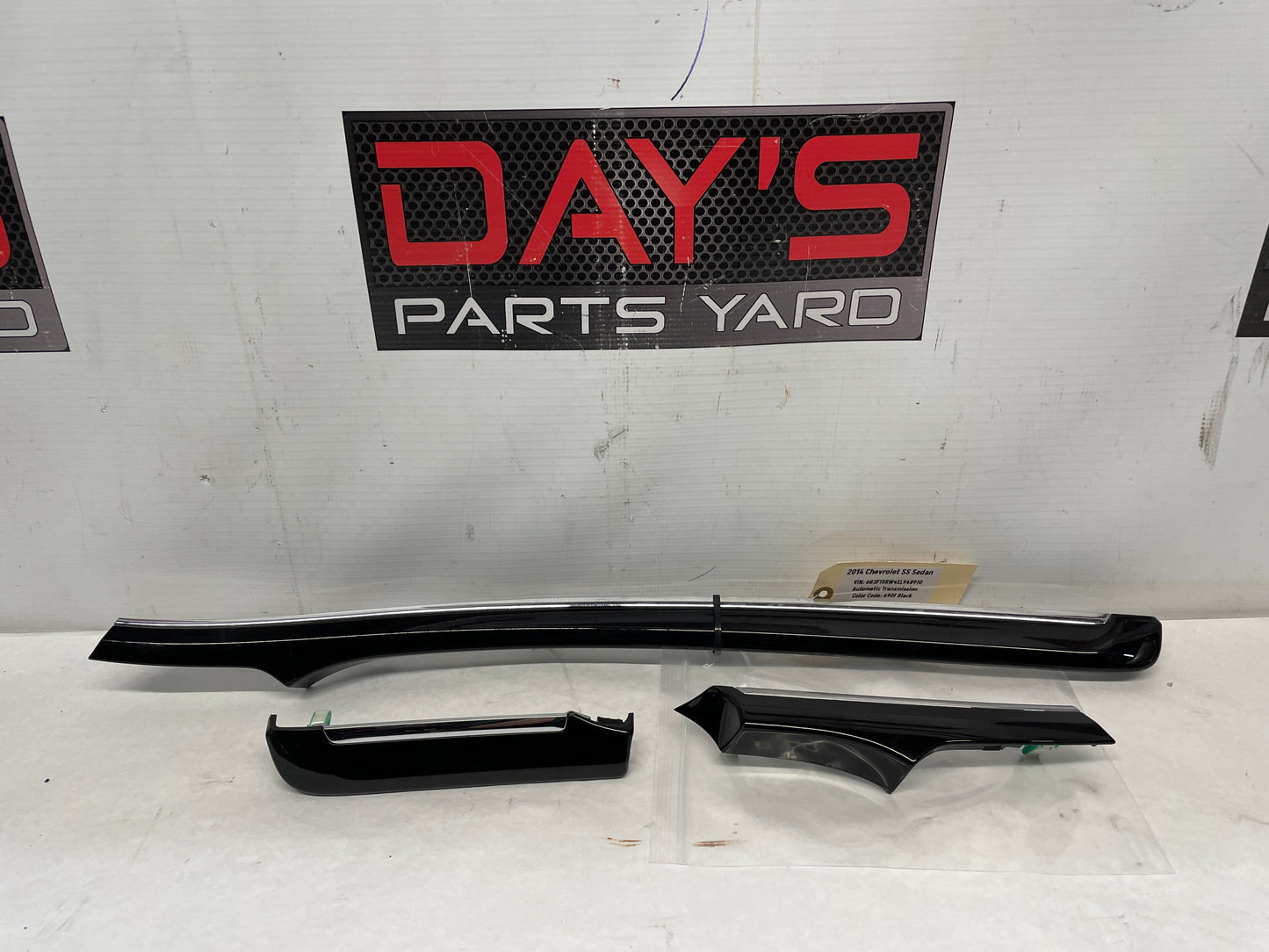 2014 Chevy SS Sedan 3pc Applique Dash Panel Plate Insert Trims OEM - Day's Parts Yard