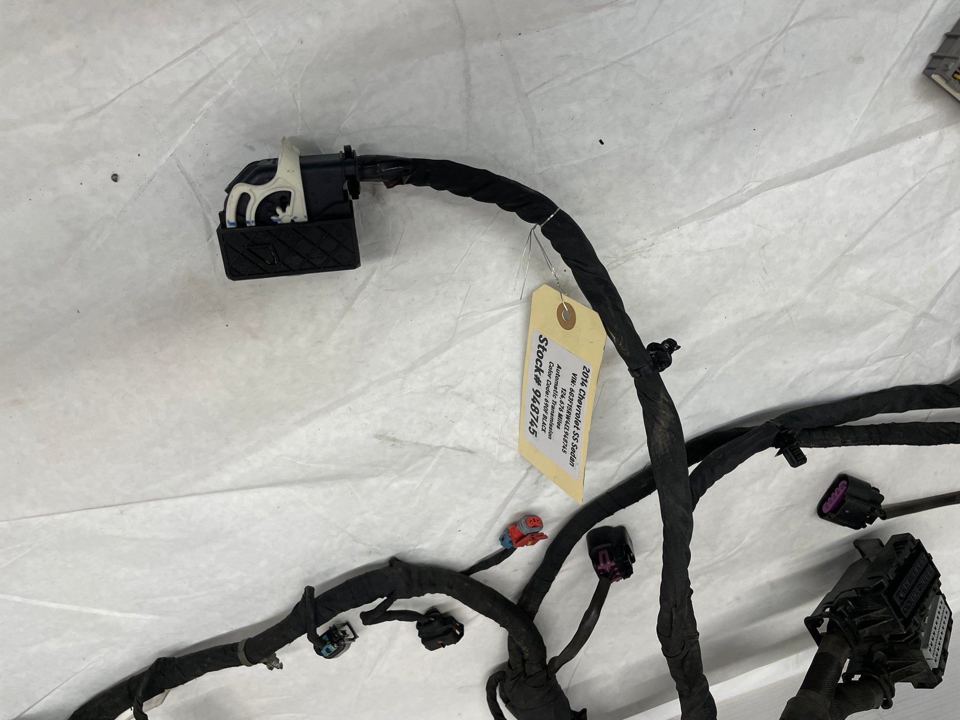 2014 Chevy SS Sedan Engine Motor Transmission Wire Wiring Harness OEM - Day's Parts Yard