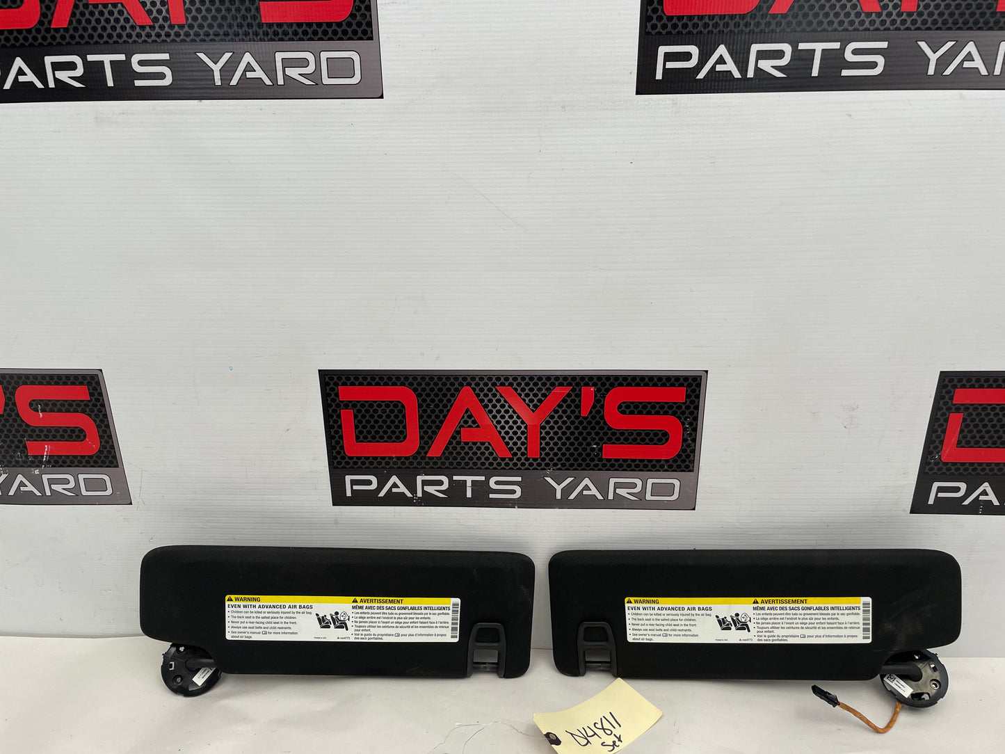 2020 Chevy Camaro SS RH & LH Sunvisors Sun Visors OEM - Day's Parts Yard