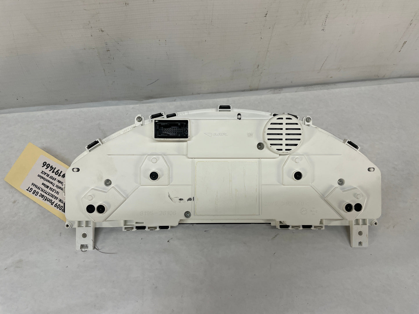 2009 Pontiac G8 GT Gauge Cluster Speedometer Instrument Panel OEM - Day's Parts Yard