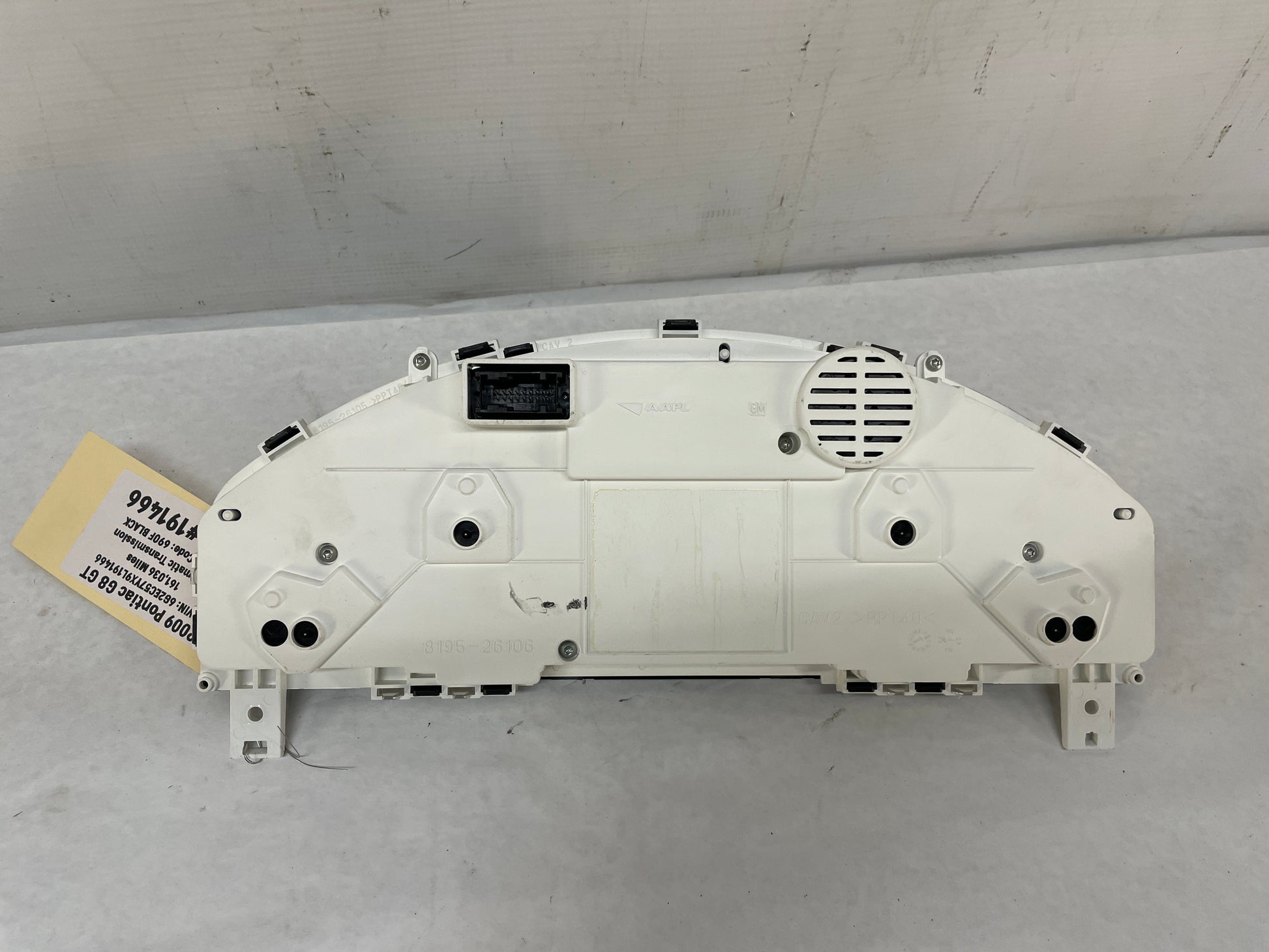 2009 Pontiac G8 GT Gauge Cluster Speedometer Instrument Panel OEM - Day's Parts Yard