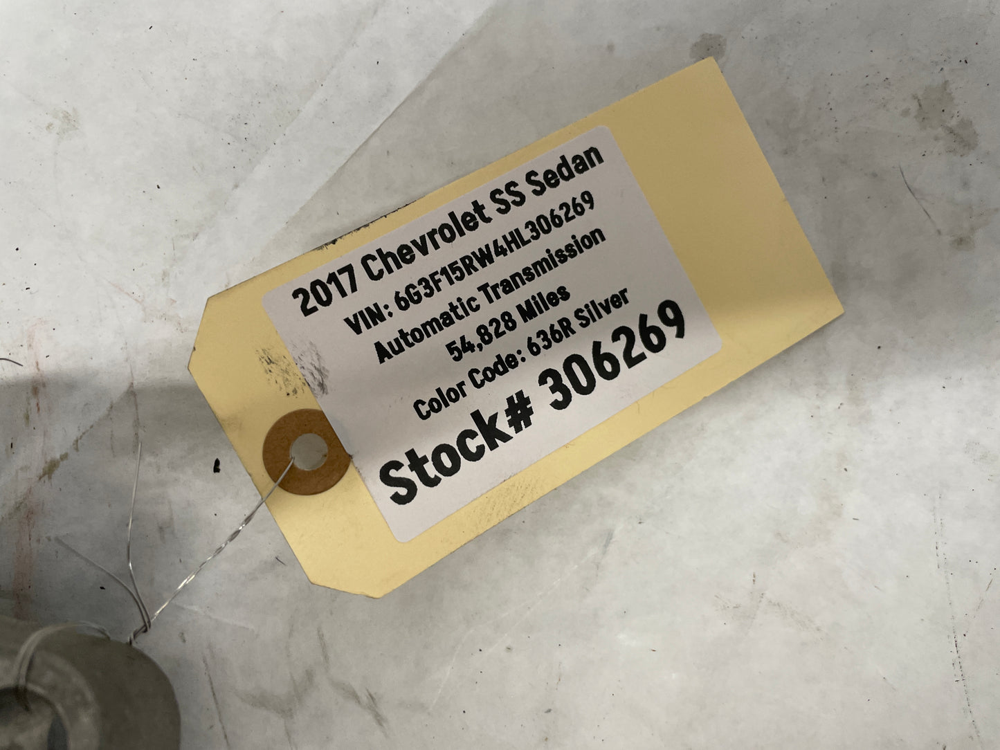 2017 Chevy SS Sedan 6L80E Automatic Transmission Crossmember OEM