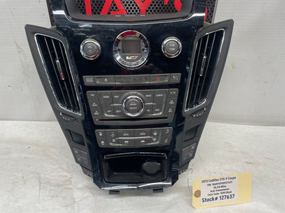 2013 Cadillac CTS-V Coupe Radio/CD Nav Climate Control Panel Unit Seat Options OEM - Day's Parts Yard