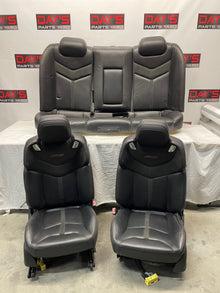 2014 Chevy SS Sedan Seats Fronts and Rears Black Leather Alcantara Suede OEM - Day's Parts Yard