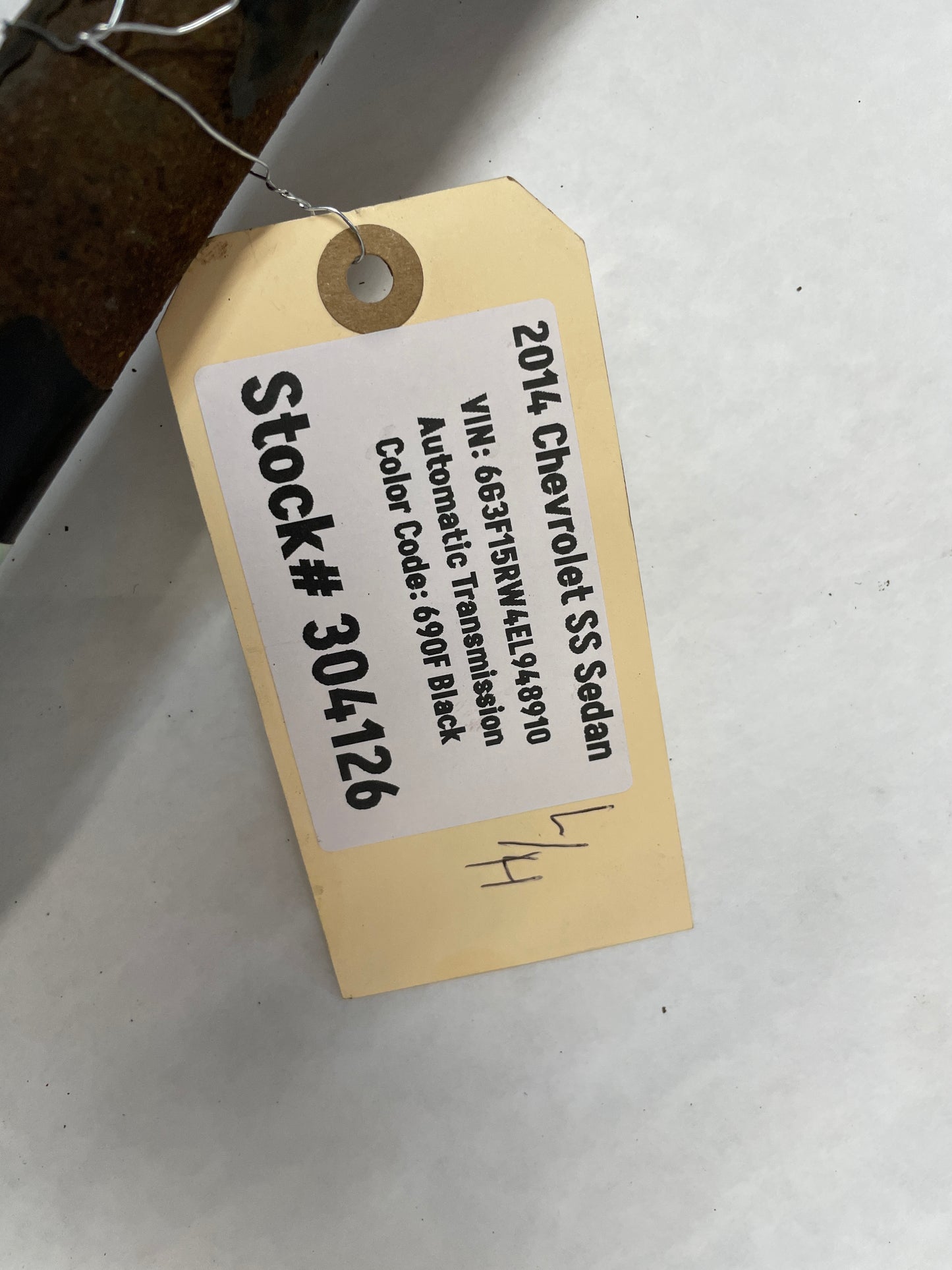 2014 Chevy SS Sedan LH Driver Rear CV Axle Half Shaft OEM - Day's Parts Yard