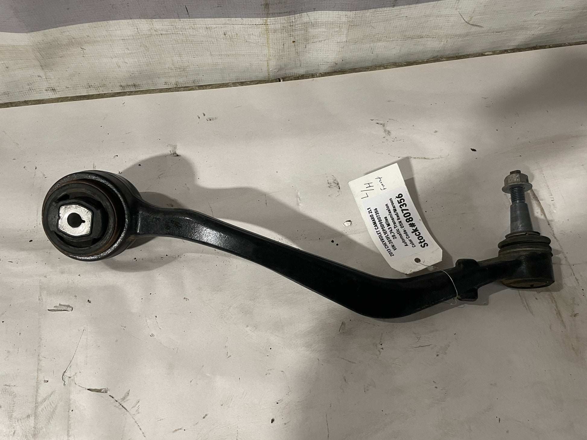 2013 Chevy Camaro ZL1 Front LH Driver Forward Lower Control Arm OEM - Day's Parts Yard
