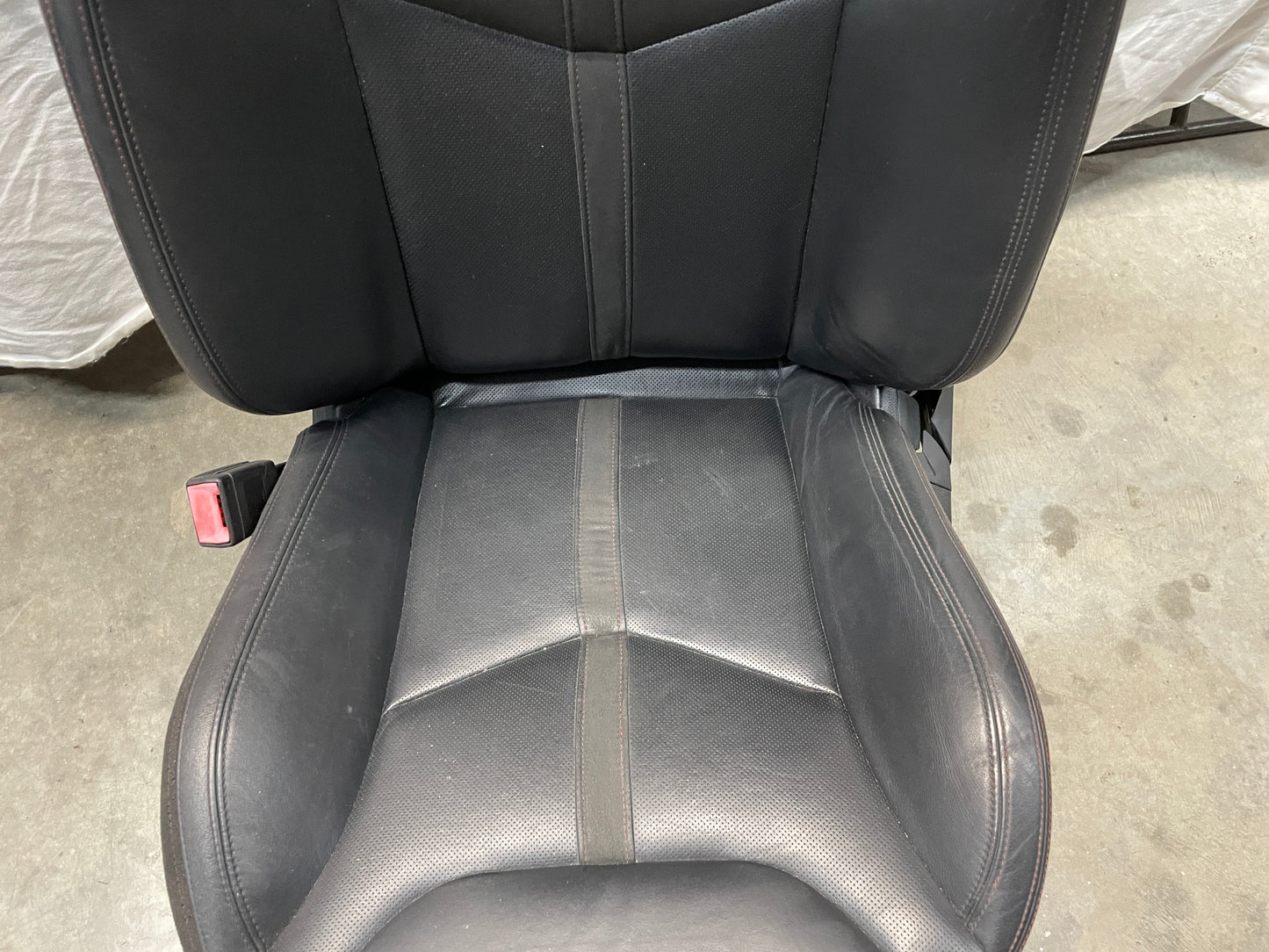 2014 Chevy SS Sedan Seats Fronts and Rears Black Leather Alcantara Suede OEM - Day's Parts Yard