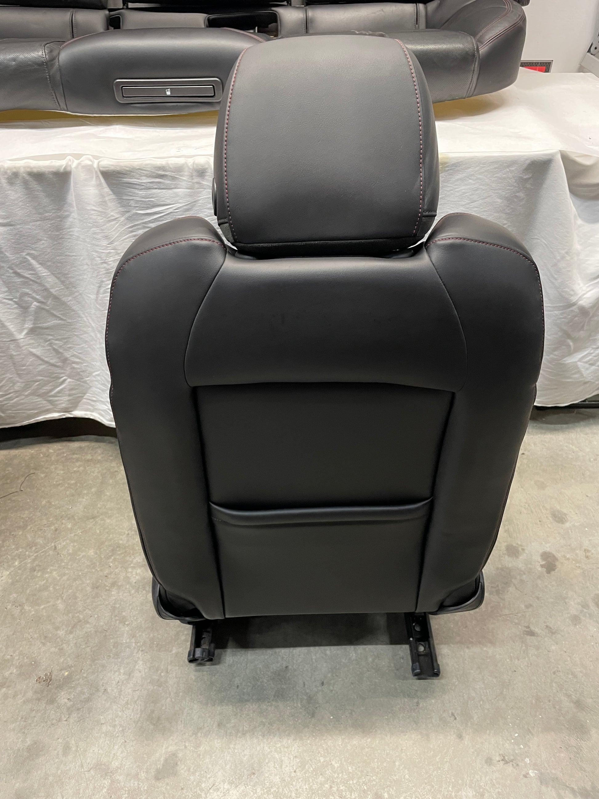 2014 Chevy SS Sedan Seats Fronts and Rears Black Leather Alcantara Suede OEM - Day's Parts Yard