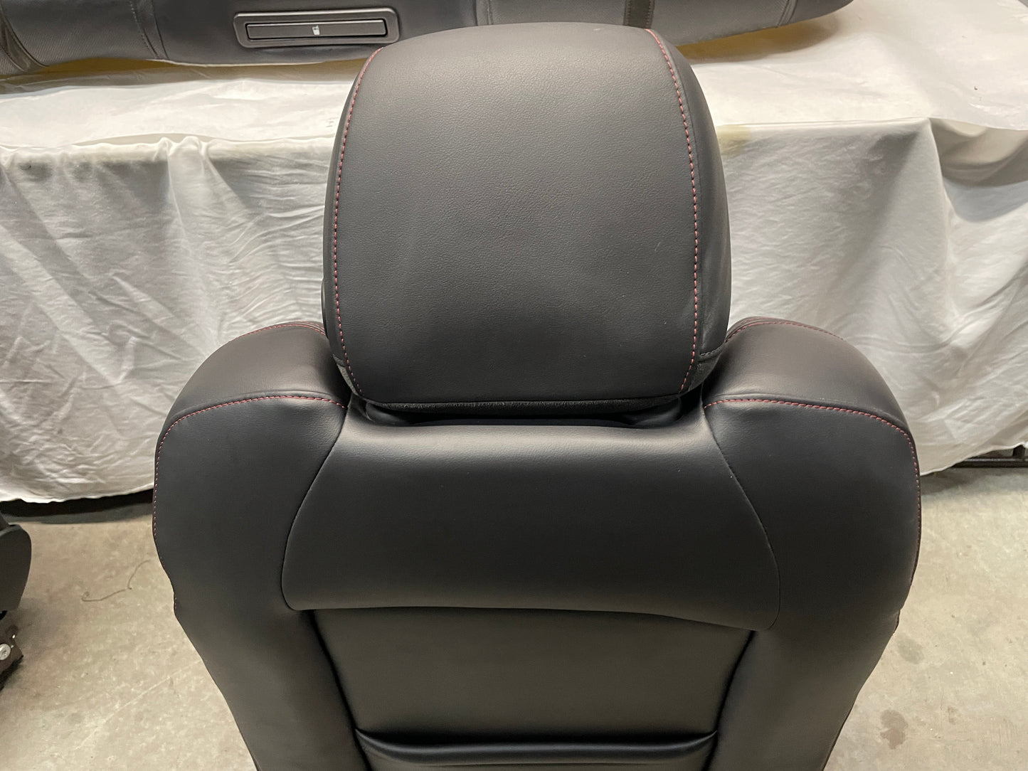 2014 Chevy SS Sedan Seats Fronts and Rears Black Leather Alcantara Suede OEM - Day's Parts Yard