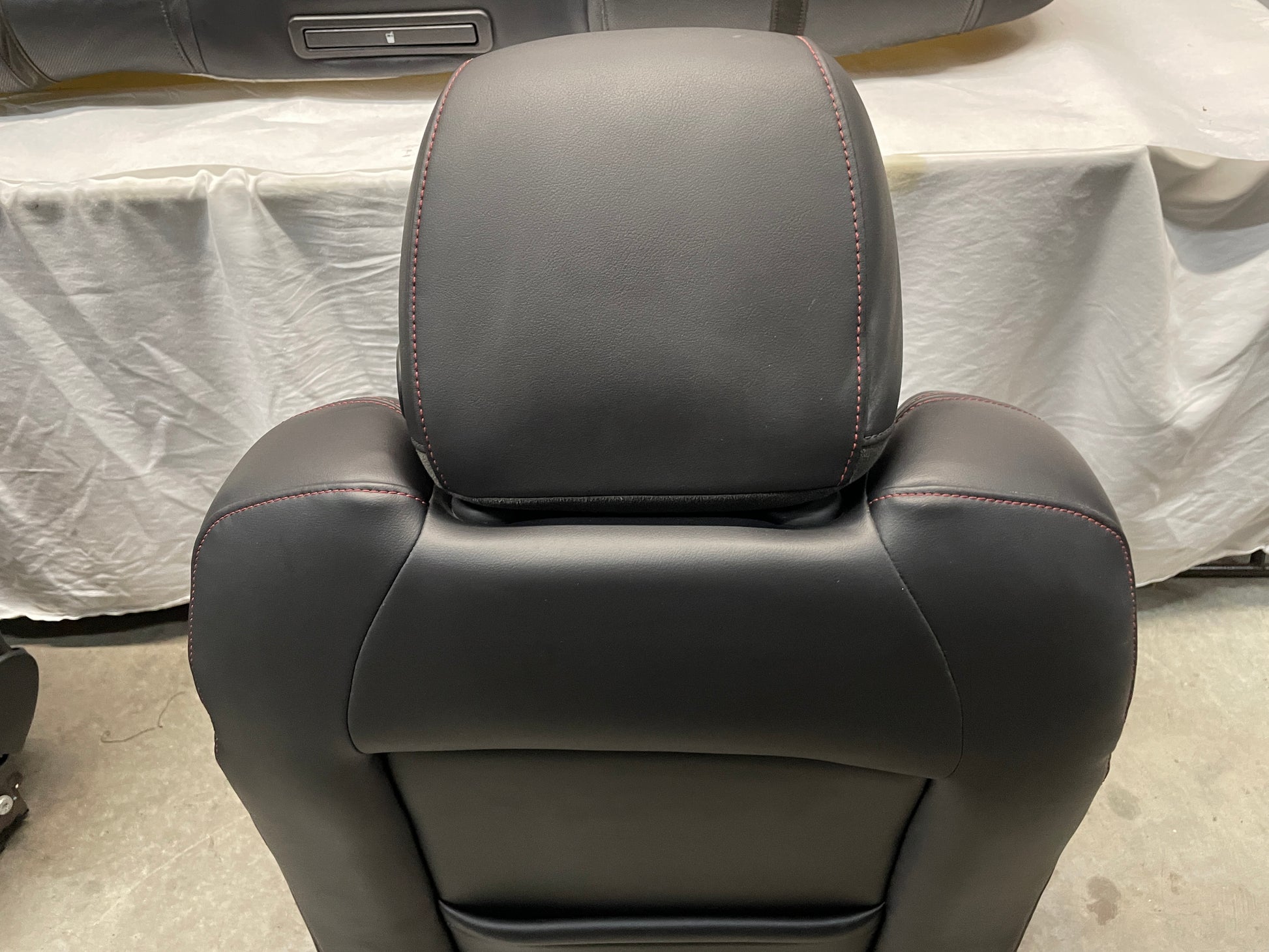 2014 Chevy SS Sedan Seats Fronts and Rears Black Leather Alcantara Suede OEM - Day's Parts Yard