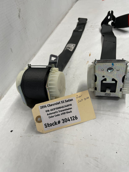 2014 Chevy SS Sedan Rear Seatbelt Seat Belt Retractors w/ Buckles Set OEM - Day's Parts Yard