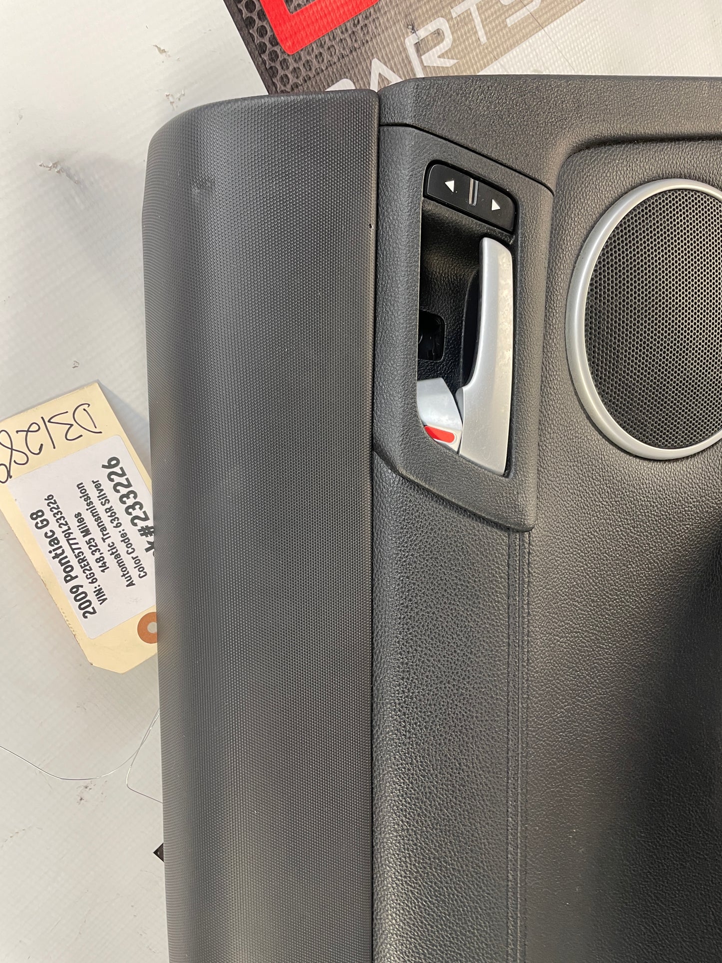 2009 Pontiac G8 LH Driver Rear Interior Door Panel Trim OEM - Day's Parts Yard