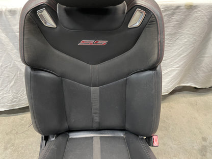 2014 Chevy SS Sedan Seats Fronts and Rears Black Leather Alcantara Suede OEM - Day's Parts Yard