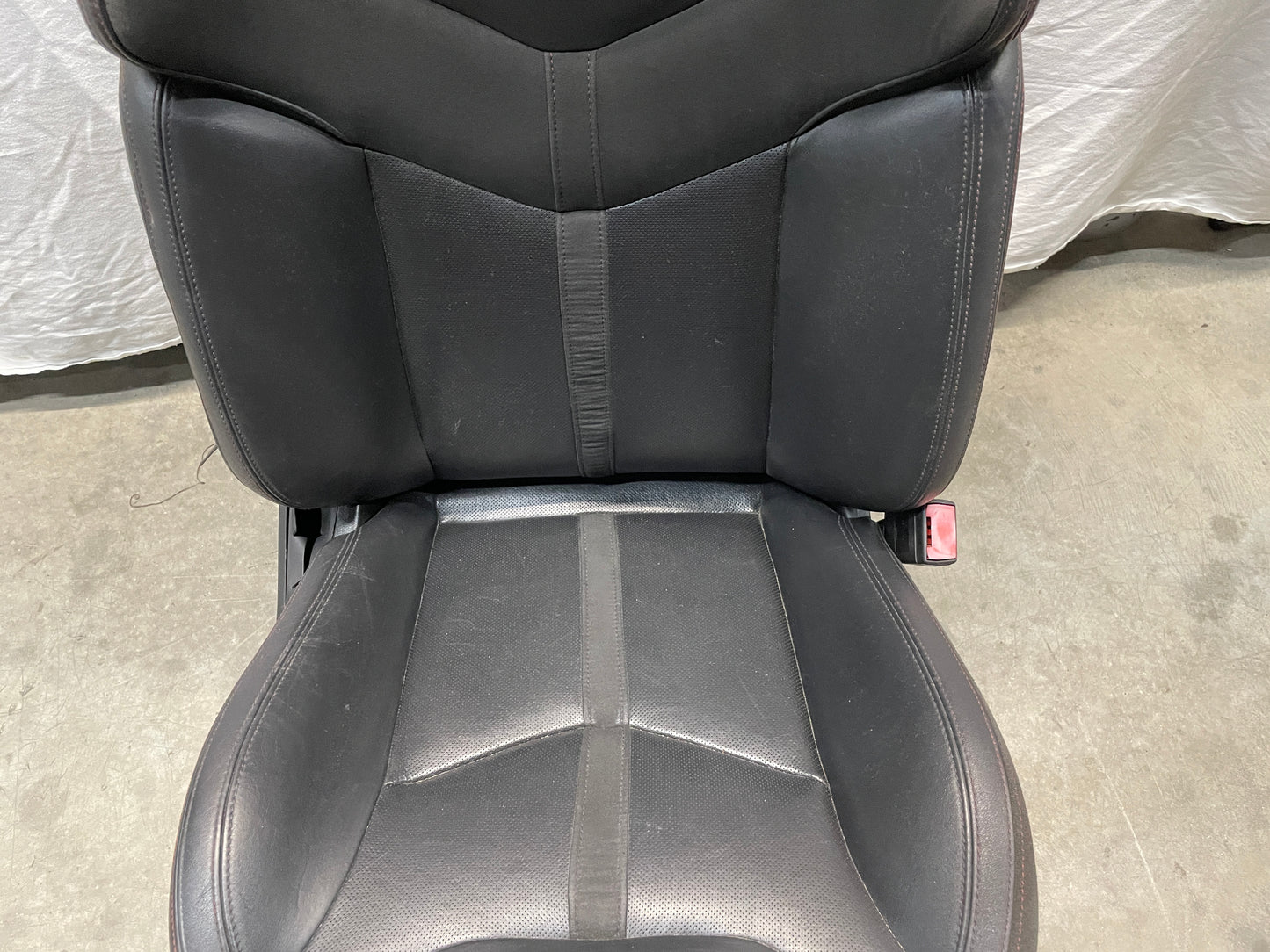 2014 Chevy SS Sedan Seats Fronts and Rears Black Leather Alcantara Suede OEM - Day's Parts Yard