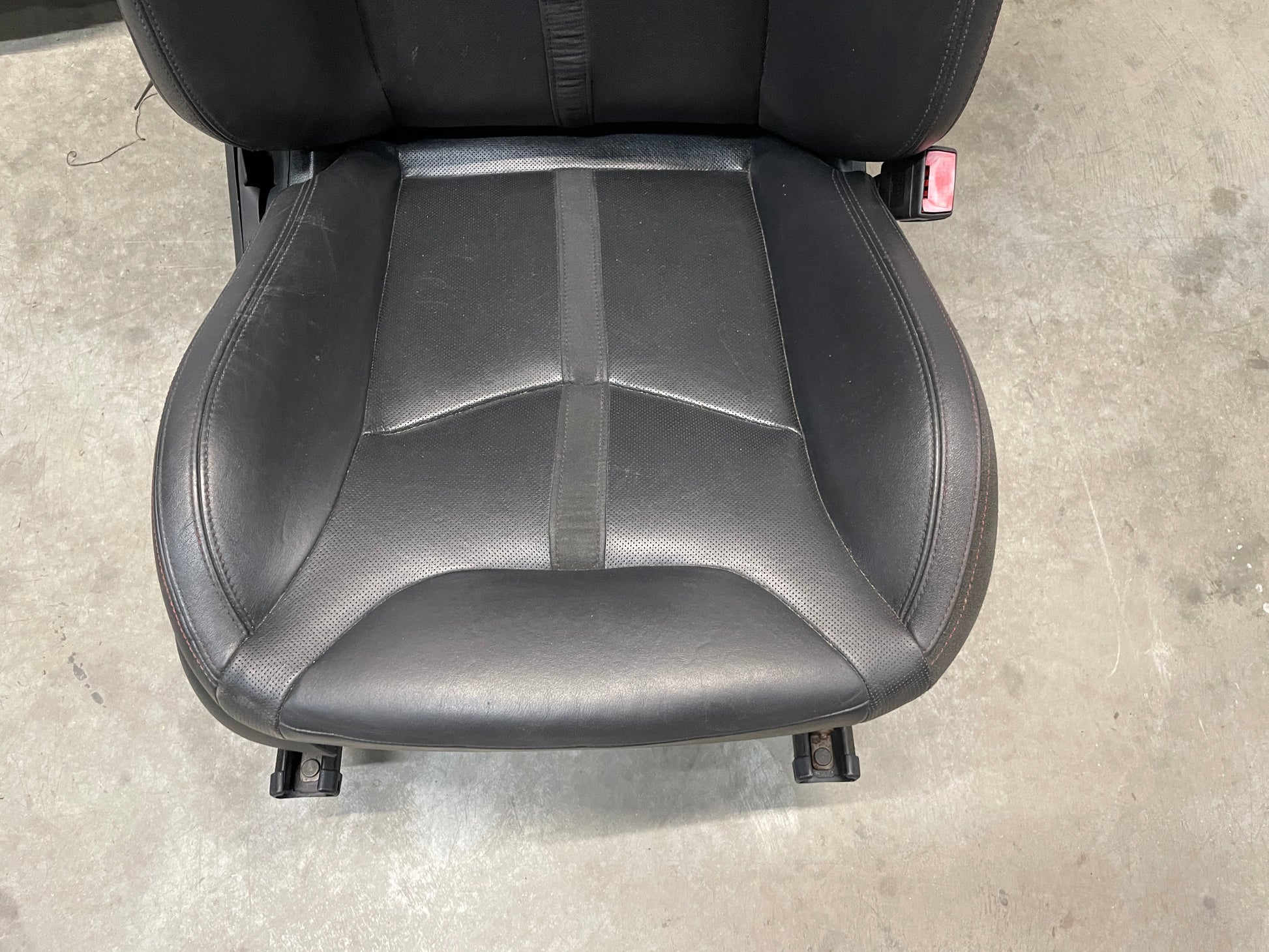 2014 Chevy SS Sedan Seats Fronts and Rears Black Leather Alcantara Suede OEM - Day's Parts Yard